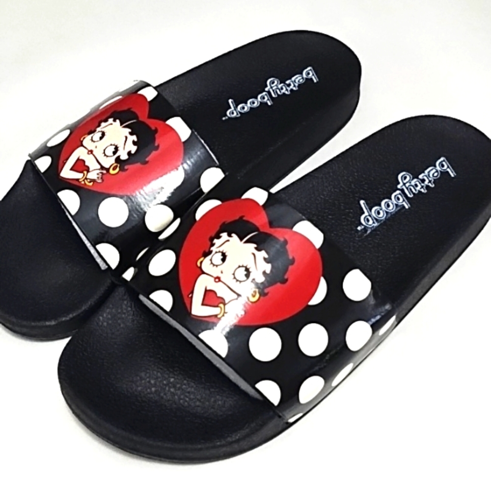 Betty Boop Polka Dot Flip Flops Sandals